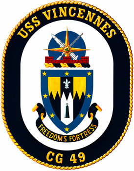 USS Vincennes CG-49 Retro Ball Cap